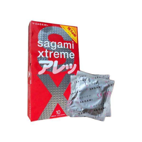 Bao Cao Su Gân Gai Sagami Streme - Hộp 12 Cái Bcs