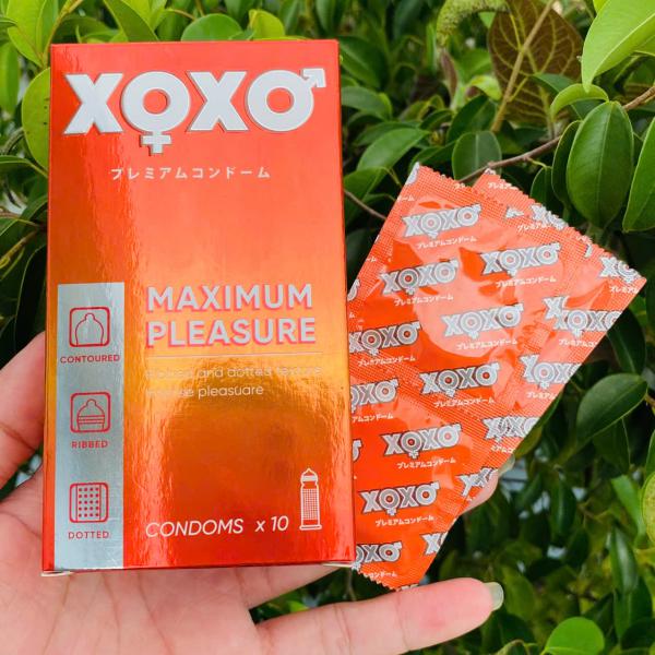 Bao Cao Su Gân Gai XOXO Chính Hãng Nhật Bản - Hôp 10 Cái 