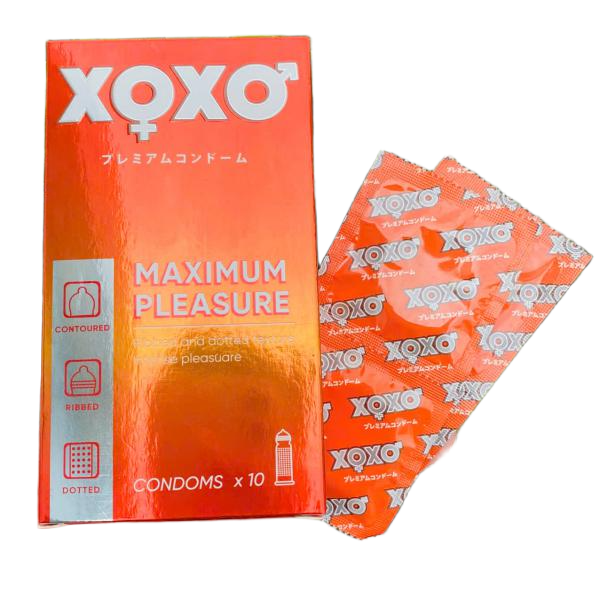 Bao Cao Su Gân Gai XOXO Chính Hãng Nhật Bản - Hôp 10 Cái Bcs