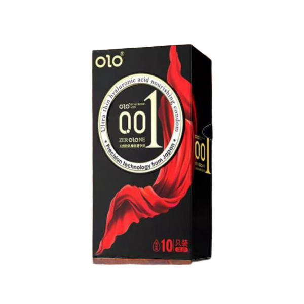 Bao Cao Su OLO 001 Đen Square Black Siêu Mỏng - Hộp 10 Cái Bcs