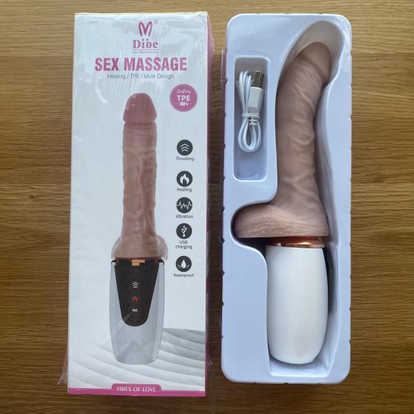 Dương Vật Giả Dibe Rung Thụt 7 Chế Độ – Có Sưởi, Sạc USB