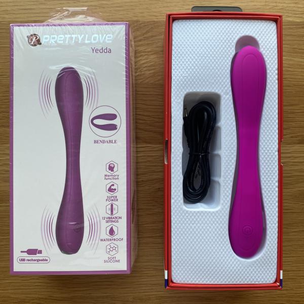 Que Rung Prttylove hai đầu kích thích nữ Điểm G 12 chế Độ Rung Cực Mạnh 