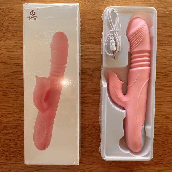 Sextoy Nữ Dương Vật Giả Rung Ngoái Toả Nhiệt Sưởi Ấm - Kết Hợp Lưỡi Liếm Ấm Vật Cho Nữ Tự Sướng