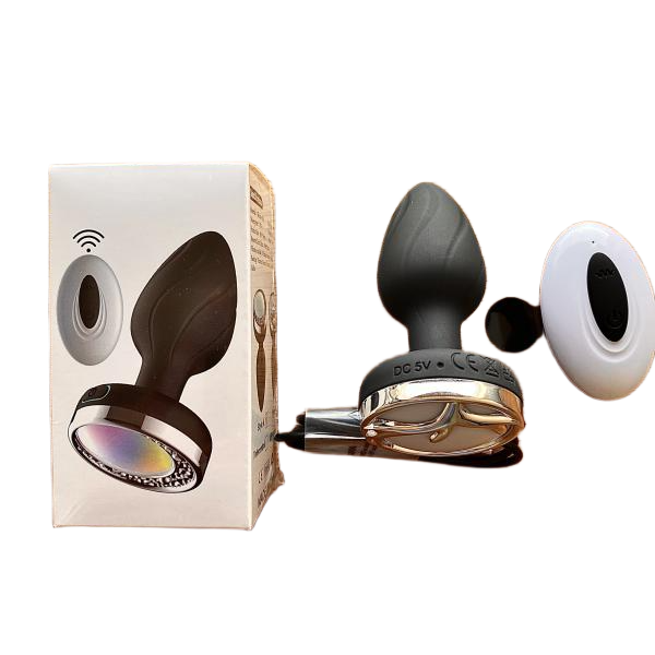 Sextoy Trứng Rung Phíc Cắm Hâu Môn 10 Chế Độ rung - Kết Hợp Đèn Lel Đổi Màu Điều Khiển