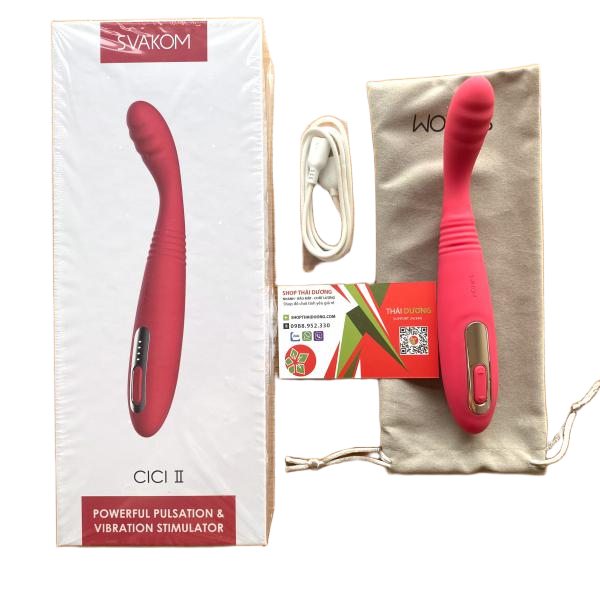 Que rung Thụt Svakom 5 chế Độ Rung Thụt Cực Mạnh - Sextoy Cao Cấp HCM