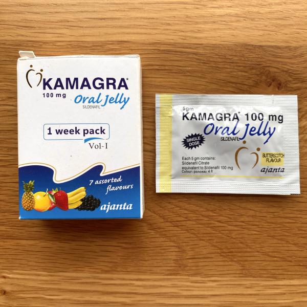 Thuốc kích Dục nam Siro KmaGra Oral jely Hương Trái cây Hộp 7 Gói 100g
