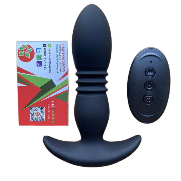 Đồ Chơi Hậu Môn Rung Thụt Massage Tuyến Dưới Kết Hợp Điều Khiển Từ Xa - Phích Cắm Hậu Môn