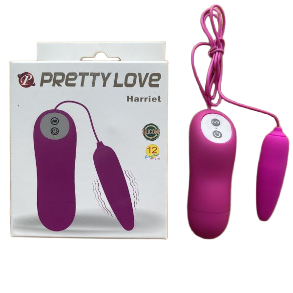 Trứng Rung Cao Cấp Pretty Love Harriet – Siêu Mịn, 12 Chế Độ Rung Kích Thích