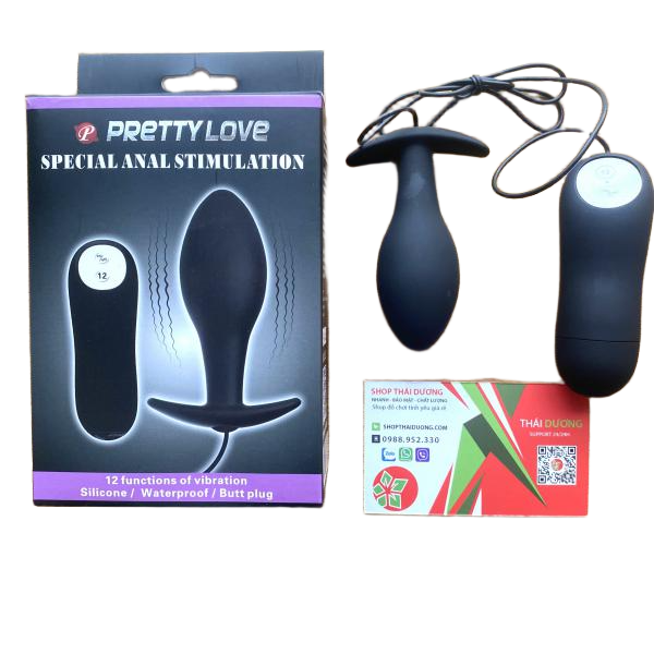 Trứng Rung Hậu Môn Mỏ Leo Preettylove 12 Chế Độ Rung Điều Khiển Sử Dụng Bin - Đồ chơi Cử