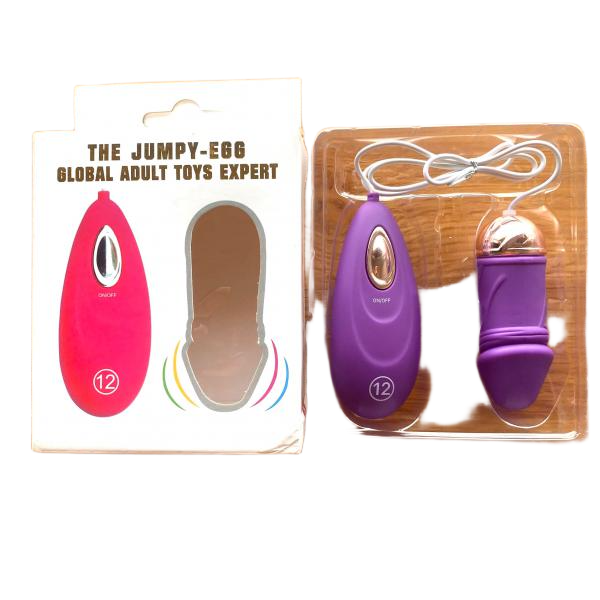 Trứng Rung Hình Dương Vật Mini 12 Chế Độ Rung - Sextoy Trứng Rung Cho Nữ Giới