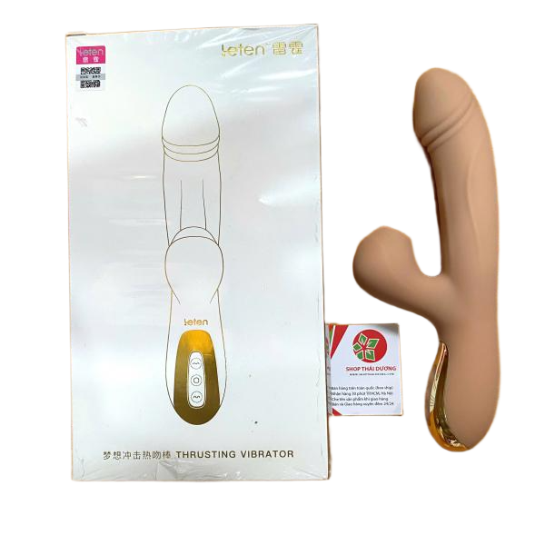 Dương Vật Giả Leten Thusting Vibrator Rung Thụt Đa Năng _Kết Hợp Lưỡi Liếm Uấn Cong Rung Cưc Mạnh