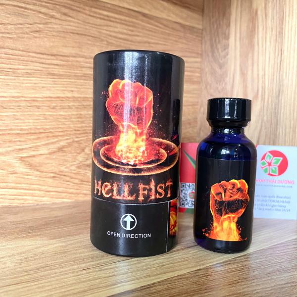 Popper Chính Hãng Mỹ Nắm Đấm Lửa  Hell Fist 30ml USA - Popper Chính Hãng Tại Hcm 