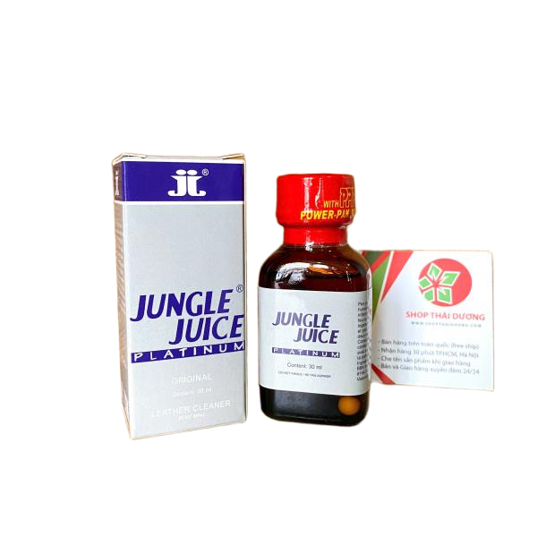 Chai Hít Kích thích Popper Jungle Juicee Platinum 30ml Chính Hãng USA Mỹ - Popper Chính Hãng Hcm