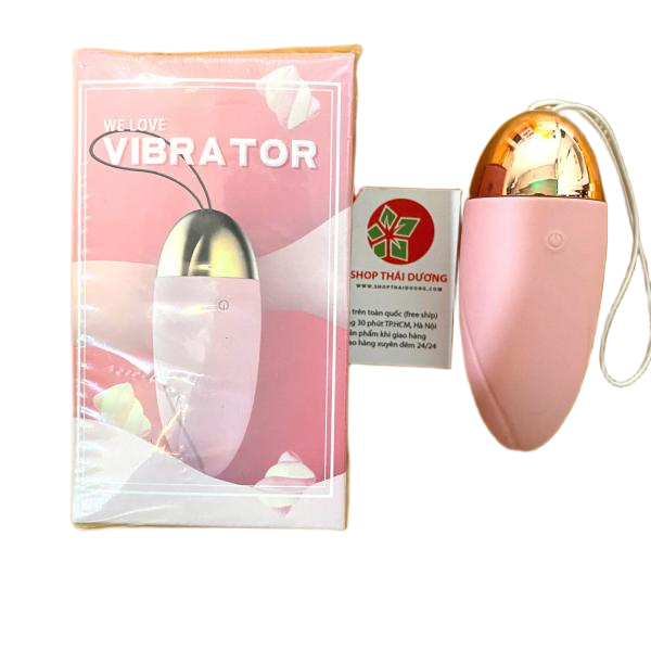Trứng Rung Tình Yêu We Love Vibrator Không Giây Cao Câp 10 Chế Độ Rung - Dùng Pin