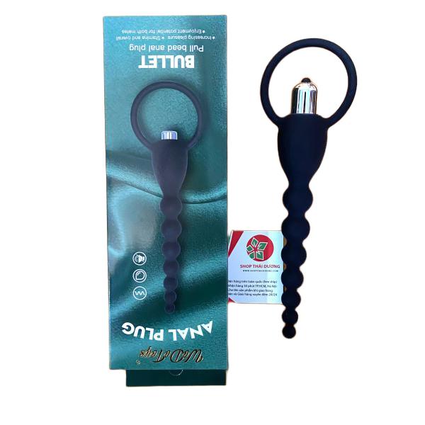 Anal Plug Bullet - Que Rung Hậu Môn 7 Hạt 10 Chế Độ Rung Dùng Cho Gay
