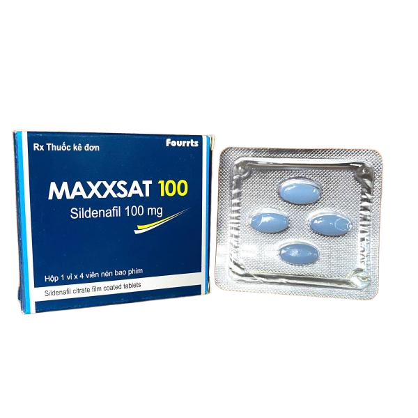 Maxxsat 100 Sildenafil - Tăng Cường Sinh Lý Nam, Kéo Dài Thời Gian
