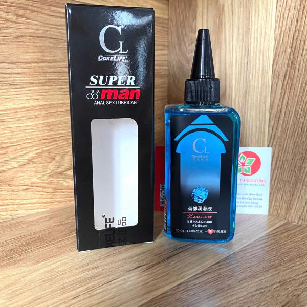 Gel Bôi Trơn Giảm Đau Hậu Môn Cokelife Super Men Xanh Mát Lạnh 85ml