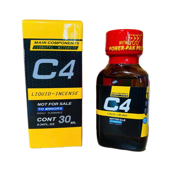 Poppers C4 Vàng 30ml Chai Vuông Chính Hãng PWD Mỹ Tăng Hưng Phấn Cho Top Bot
