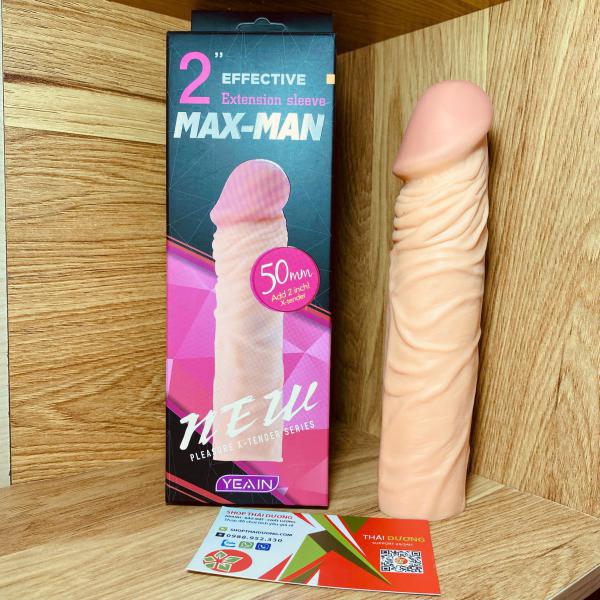 Bao Cao Su Đôn Dên Gân Nổi Maxman 50mm Siêu Mềm - BCS Đôn Dên Q9