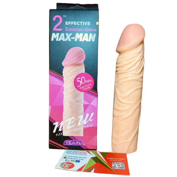 Bao Cao Su Đôn Dên Gân Nổi Maxman 50mm Siêu Mềm - BCS Đôn Dên Q9
