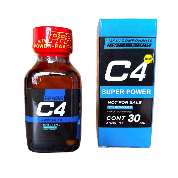 Chai Hít Kích Thích Popper C4 New Super Power 30ml Chính Hãng Mỹ USA