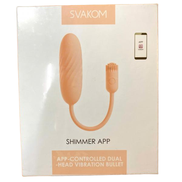 Trứng Rung Kép 2 Dầu Svacom Shimmer App Điều Khiển Từ Xa Bằng Ứng Dụng Điện Thoại