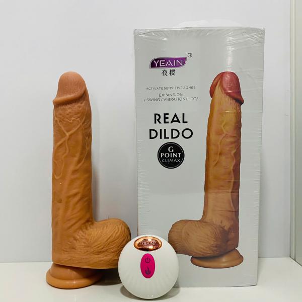 Dương Vật Giả Real Dildo Điều Khiển Từ Xa Yeain - Gắn Tường, Rung Thụt Tỏa Nhiệt Cao Cấp