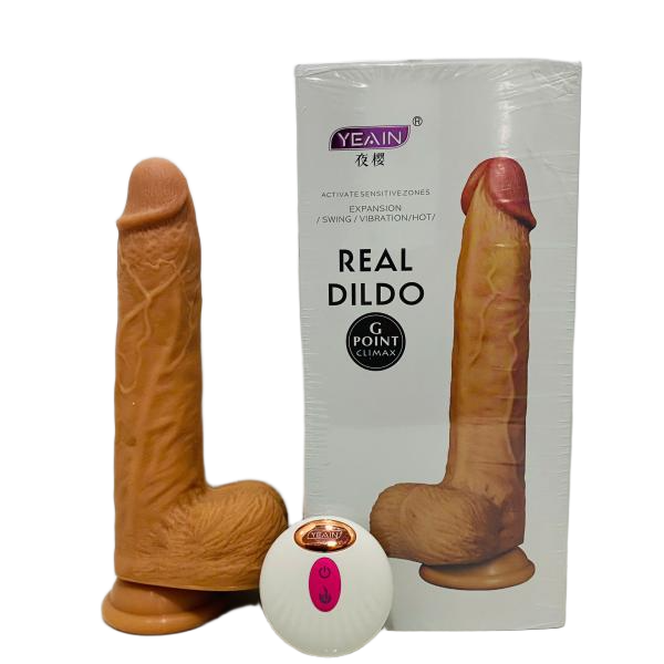 Dương Vật Giả Real Dildo Điều Khiển Từ Xa Yeain - Gắn Tường, Rung Thụt Tỏa Nhiệt Cao Cấp