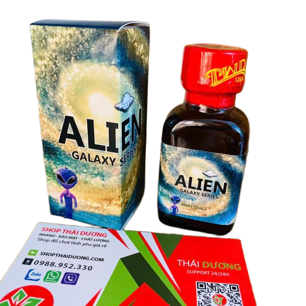 Popper Alien Galaxy 30ml – Tinh Dầu Kích Thích Cực Phê, Chính Hãng PWD USA
