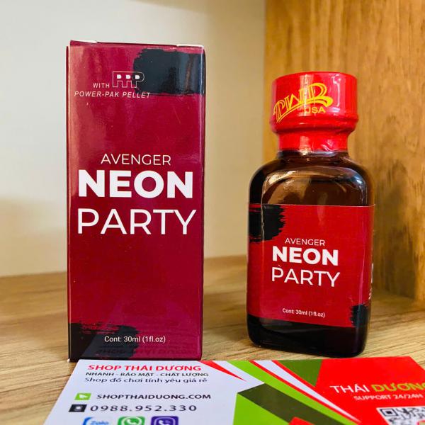 Popper Neon Red 30ml Chính Hãng PWD – Tinh Dầu Tăng Hưng Phấn Cực Mạnh Cho Bot 