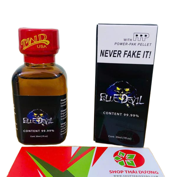 Tinh Dầu Tình Dục Popper Blue Devil 30ml Chính Hãng PWD – Kích Thích Cực Mạnh Cho Top Bot
