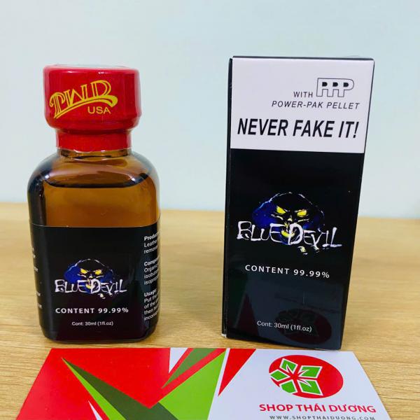 Tinh Dầu Tình Dục Popper Blue Devil 30ml Chính Hãng PWD – Kích Thích Cực Mạnh Cho Top Bot 