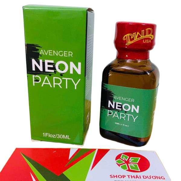 Tinh Dầu Popper Avenger Neon Party Xanh 30ml – Hít Là Phê, Kích Thích Tột Đỉnh