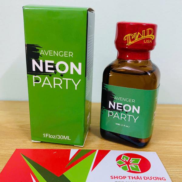 Tinh Dầu Popper Avenger Neon Party Xanh 30ml – Hít Là Phê, Kích Thích Tột Đỉnh 