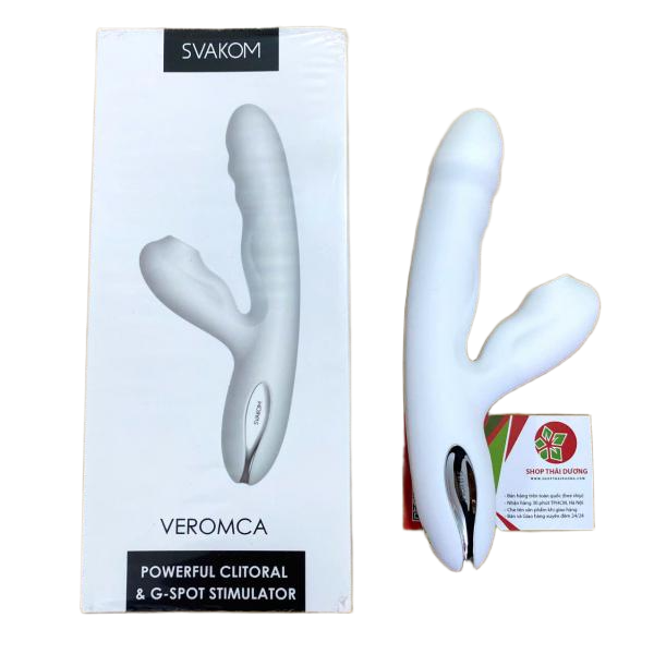 Dương Vật Giả Svakom Veromca – Máy Massage Rung Thụt, Bú Mút Âm Vật & Điểm G Cao Cấp