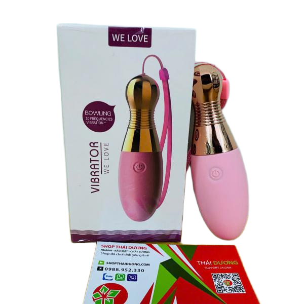 Trứng Rung Welove Bowling 10 Chế Độ – Đồ Chơi Tình Yêu Không Dây Cực Mạnh Cho Nữ Giới
