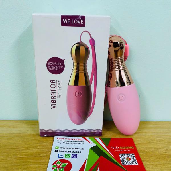 Trứng Rung Welove Bowling 10 Chế Độ – Đồ Chơi Tình Yêu Không Dây Cực Mạnh Cho Nữ Giới
