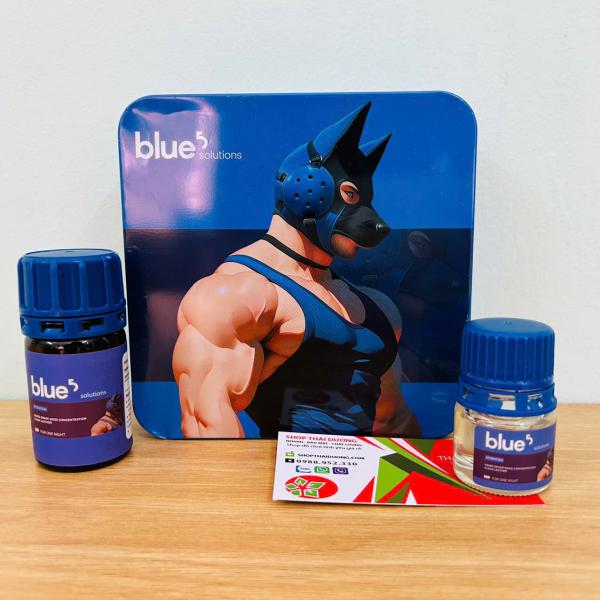 Popper Blue Solutions Dog Combo Mỹ 60ml – Chai Hít Tăng Khoái Cảm Cực Nhanh, Siêu Mạnh 