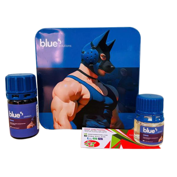 Popper Blue Solutions Dog Combo Mỹ 60ml – Chai Hít Tăng Khoái Cảm Cực Nhanh, Siêu Mạnh