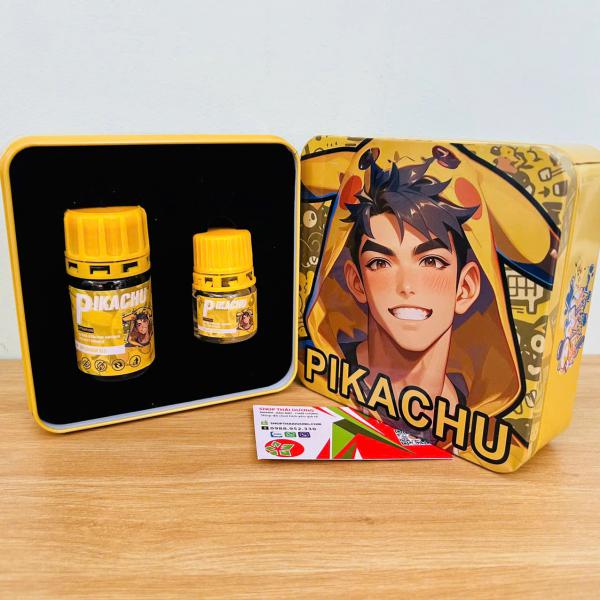 Tinh Dầu Popper Pikachu PWD 60ml – Combo Hộp Thiếc Cực Mạnh, Kích Thích Cặp Đôi Khi Yêu 