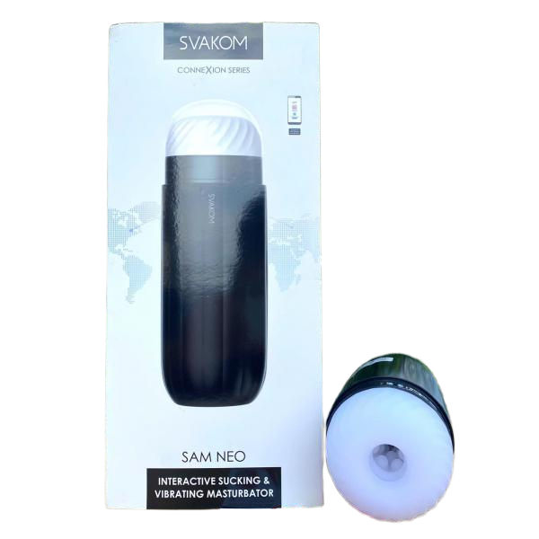 Máy Thủ Dâm Svakom Sam Neo – Rung Hút Tự Động Co Bóp Mạnh Mẽ Điều Khiển Từ Xa Qua