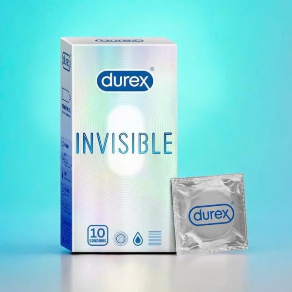 Bao Cao Su Durex Invisible 10s – Siêu Mỏng Mượt Mà Trải Nghiệm Yêu Tự Nhiên Tuyệt Đỉnh 