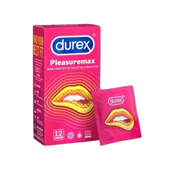 Bao Cao Su Durex Pleasuremax – Gân Gai Kích Thích Mãnh Liệt Hộp 12 Cái