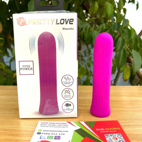 Prettylove Blanche Mini – Que Rung 12 Chế Độ Siêu Mạnh Kích Thích Điểm G Đê Mê 