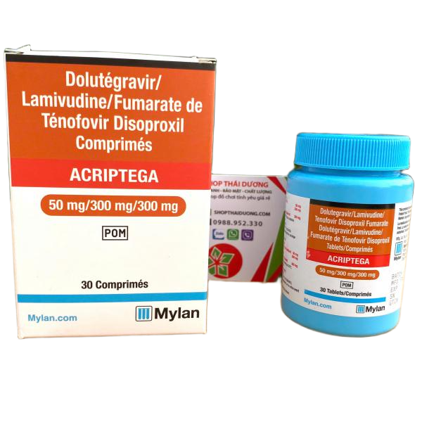 Viên Uống Phòng Nhiễm Hiv Acriptega Mylan