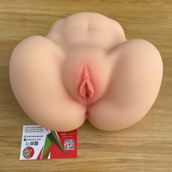 Mông Âm Đạo Giả Silicon Nguyên Khối 2,2kg Siêu Giống Thật Cho Nam Tự Sướng 
