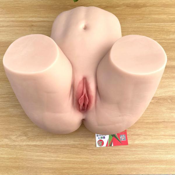 Mông giả silicon nguyên khối 10kg mô phỏng hông mông phụ nữ siêu thật có âm đạo và hậu môn