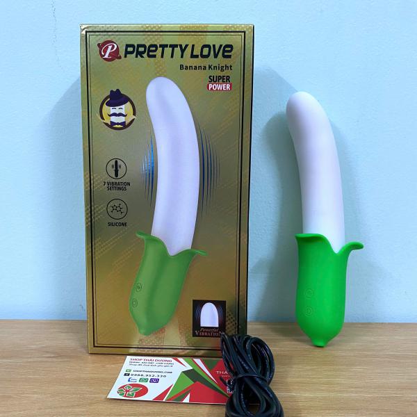 Dương Vật Giả Pretty Love Banana Knight  7 Chế Độ Rung Linh Hoạt - shopthaiduong.com