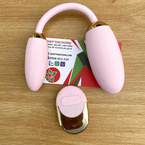 Trứng rung điểm G điều khiển từ xa rung mạnh uốn cong được 