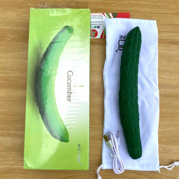 Dương vật giả  thủ dâm Cucumber Wistone nguỵ trang hình quả dưa Leo